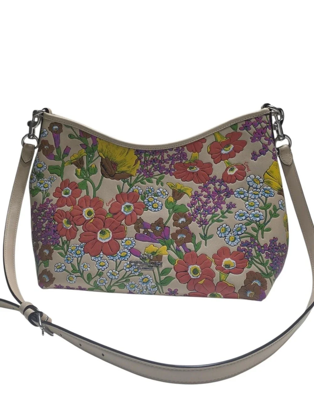Coach Floral Print Shoulder Bag - Picture 5 of 10